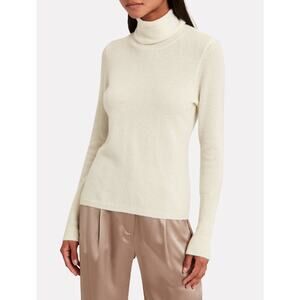 Intermix 'Bailey' Tan Cashmere Turtleneck Sweater Size Petite P